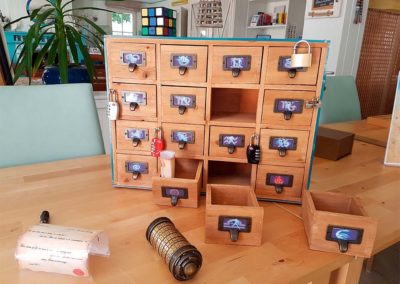 Jeux escape box réception